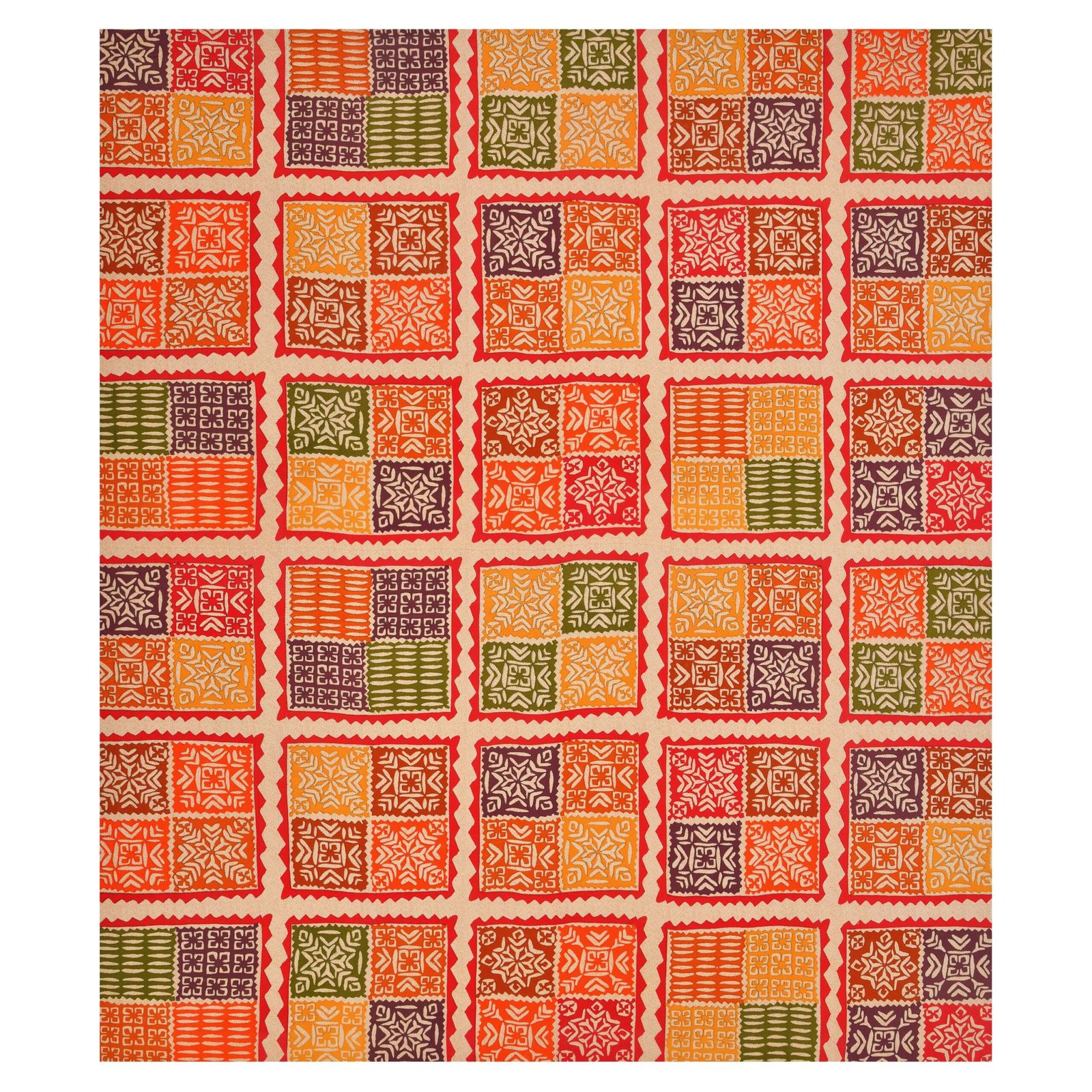 Rajasthani Traditionally Printed Cotton Doublebed Bedsheet With Pack of 2 Pillow Covers - Image 4
